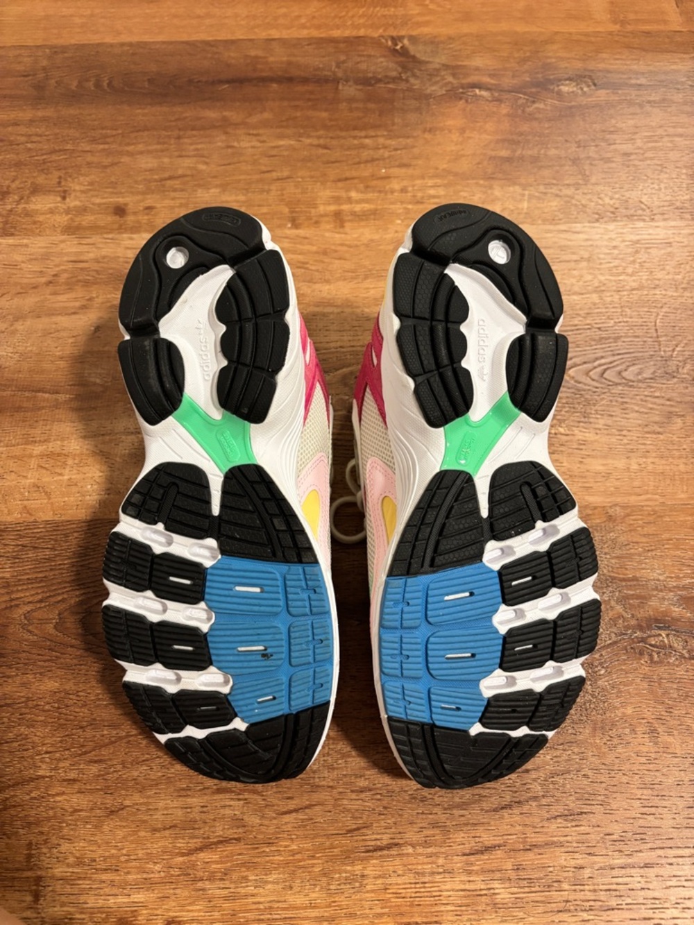 Adidas Women’s Pastel Multicolor Lace-Up Sneakers - Picture 4 of 5
